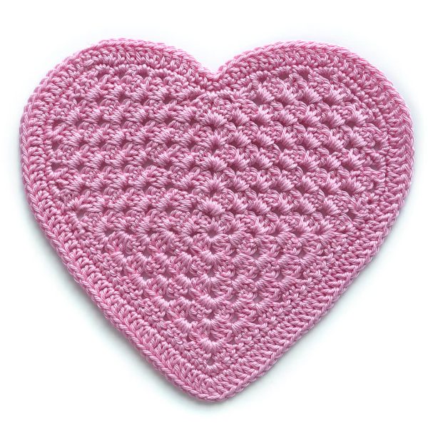 Zestaw podkładek – cztery różowe serduszka Zestaw podkładek – cztery różowe serduszka