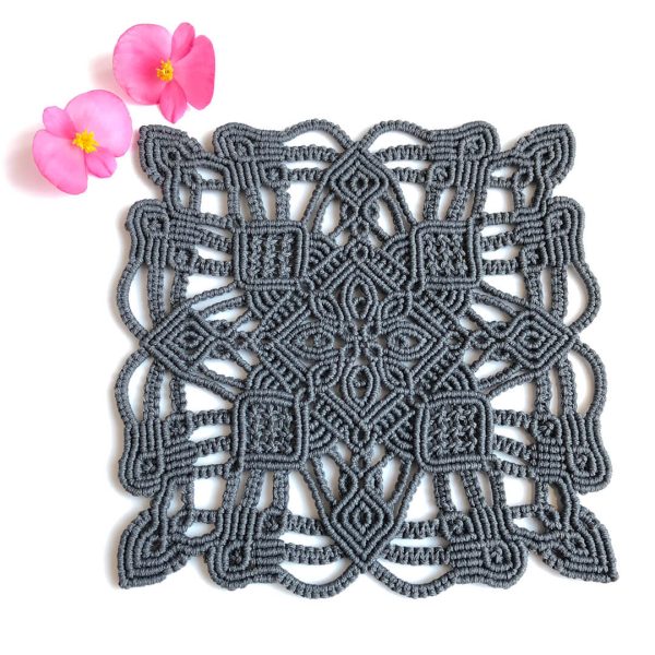 Zestaw dwóch absolutnie wyjątkowych szarych podkładek