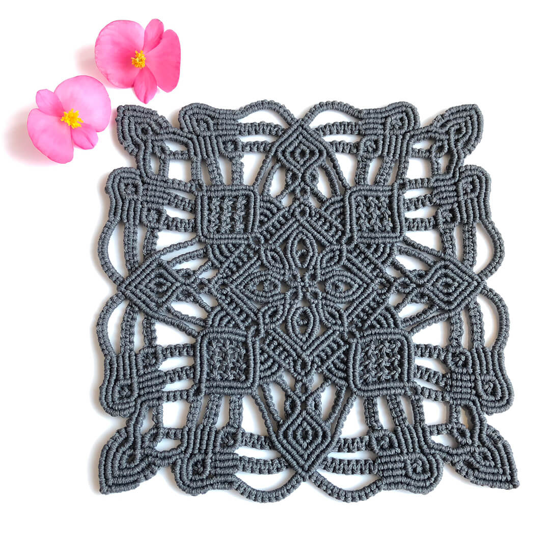 Zestaw dwóch absolutnie wyjątkowych szarych podkładek