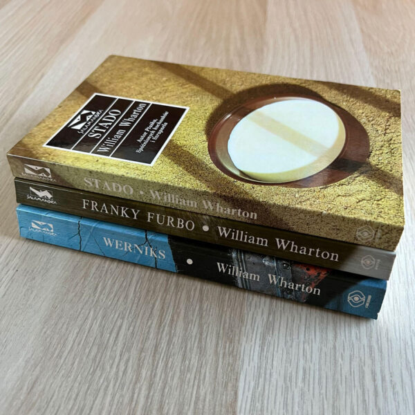 wharton-trojpak-werniks-stado-franky-furbo-stos-zaplatanki-pl Trójpak książkowy: William Wharton - Werniks - Stado - Franky Furbo