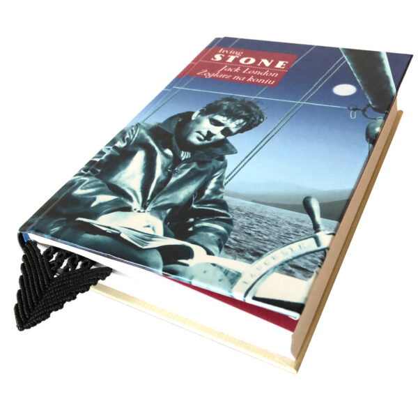 zakladka-celtycka-strzala-handmade Celtycka strzała – czarna ażurowa pleciona zakładka do książki w kształcie strzałki